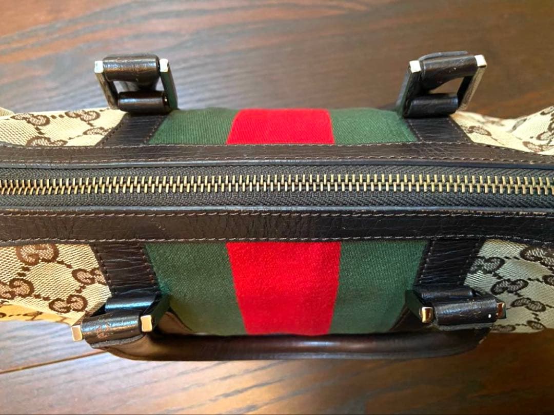 Gucci ☆正規品　シェリーラインGGパターン ミニボストン　美品