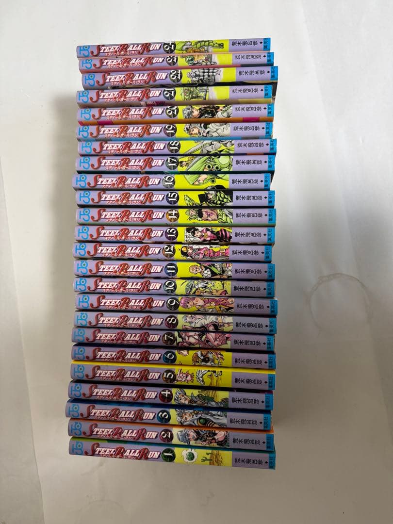 ジョジョ　7部　スティールボールラン　全巻セット　中古