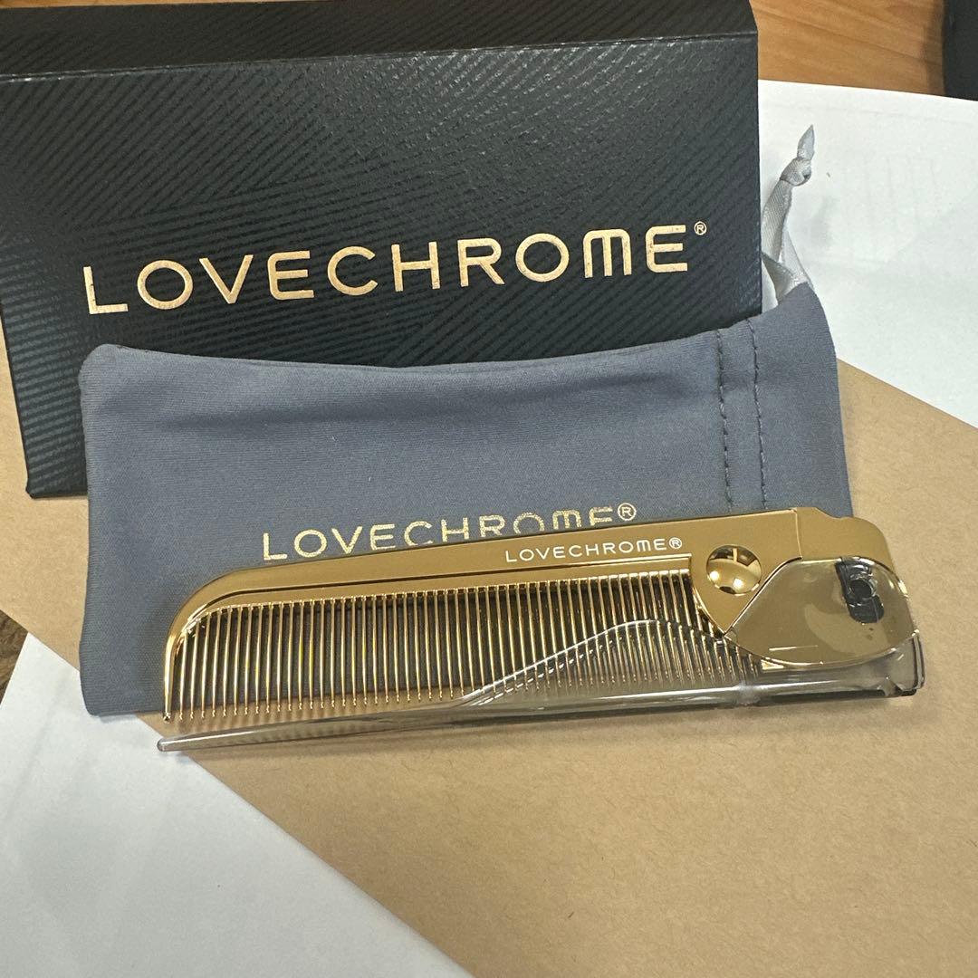 LOVE CHROME K24GP BANGS COMB GOLD ラブクロム