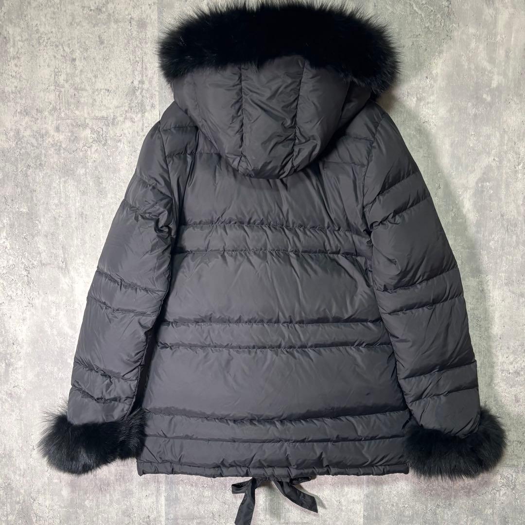 Blugirl Blumarine ダウンコート ファー トグル 黒