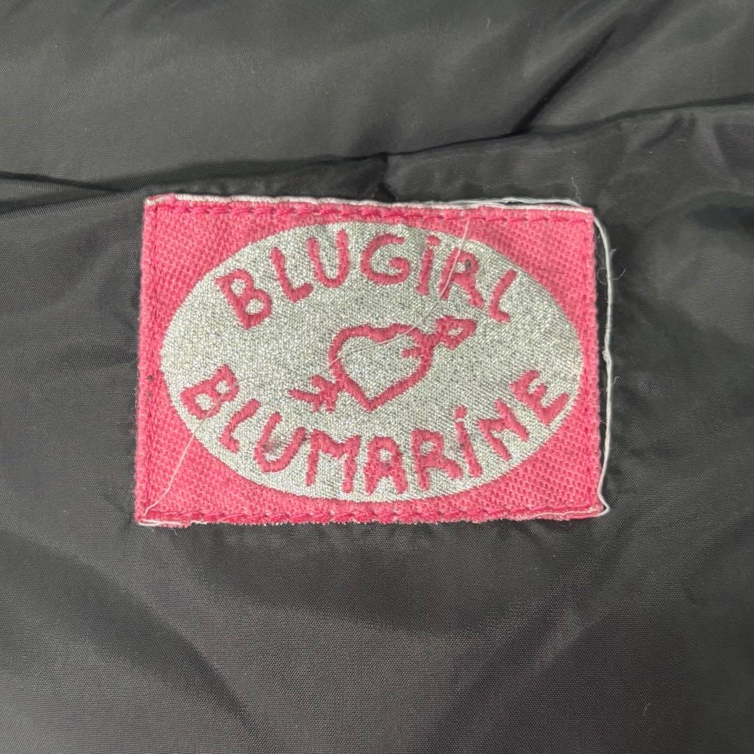 Blugirl Blumarine ダウンコート ファー トグル 黒