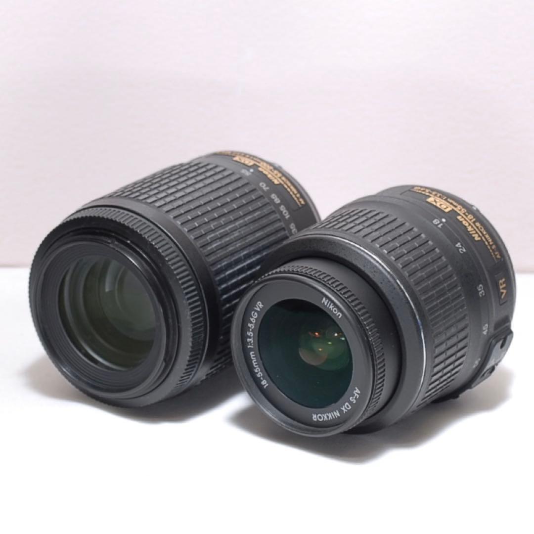 美品✨スポーツ観戦におすすめ✨Nikon D3200✨ダブルレンズ✨高画質