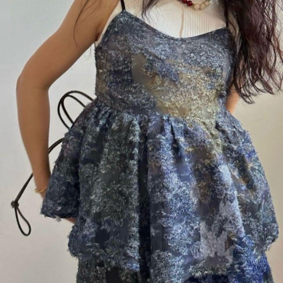 ameri vintage MEDI RACHEL FLUFFY ART キャミ