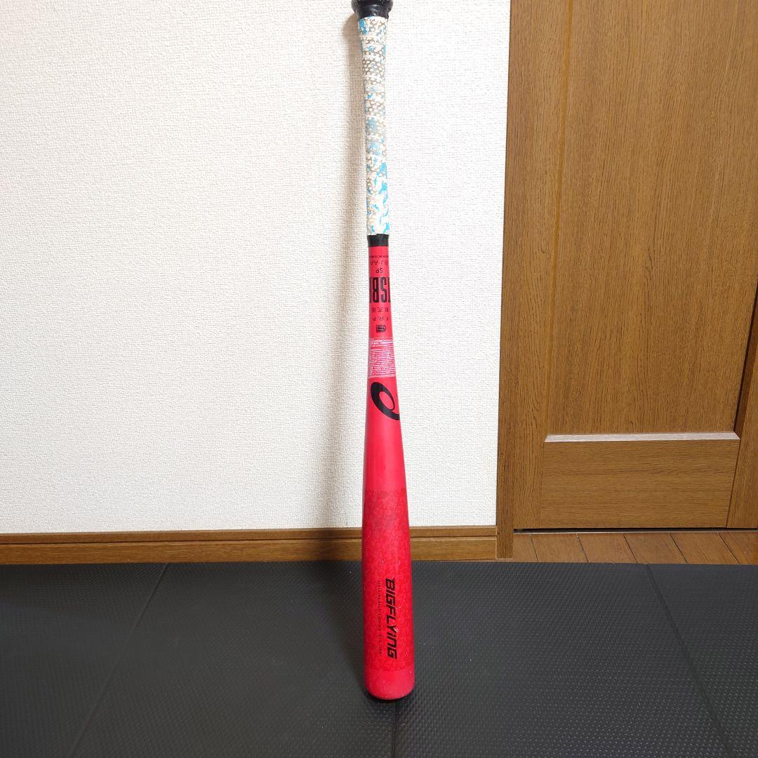 大谷　翔平モデル アシックス 野球 軟式 バット BIGFLYING 84 赤