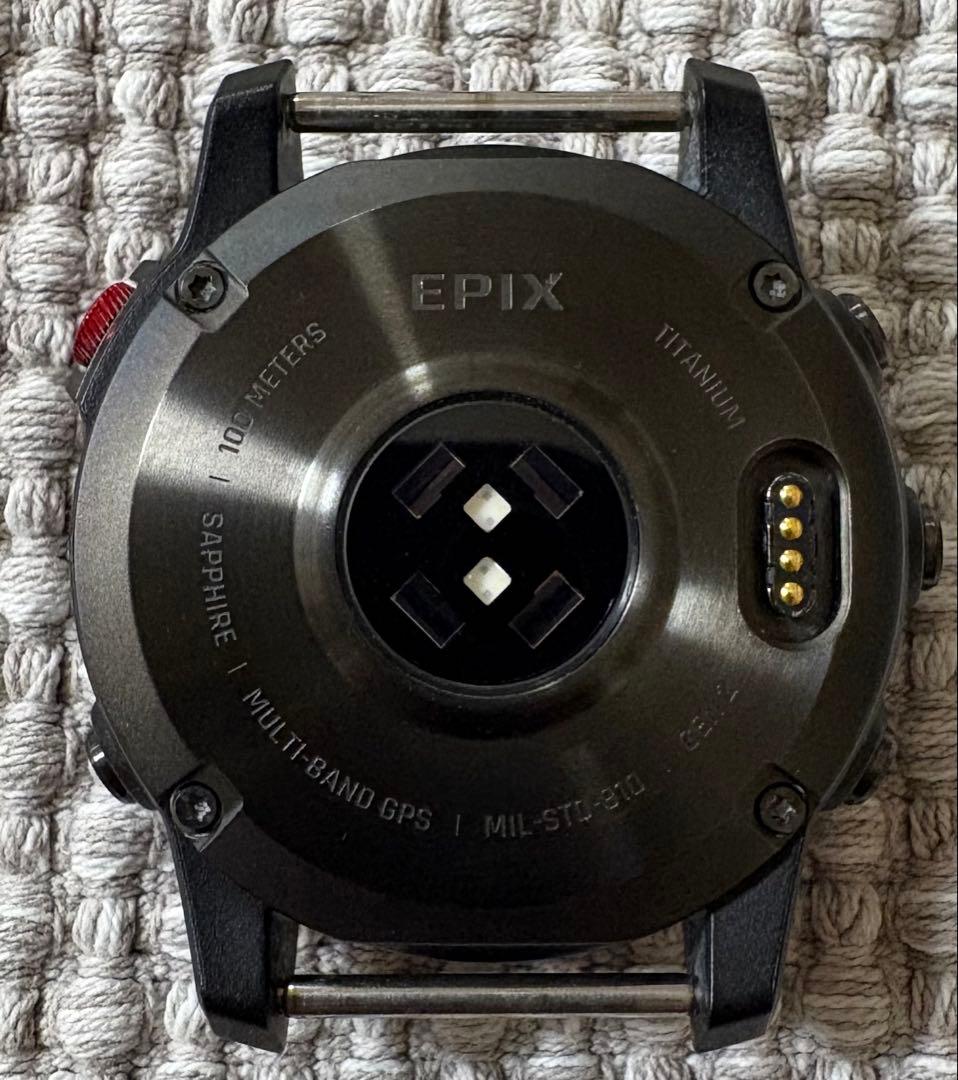 GARMIN EPIX SAPPHIRE CARBON GRAY 2個ベルト付き