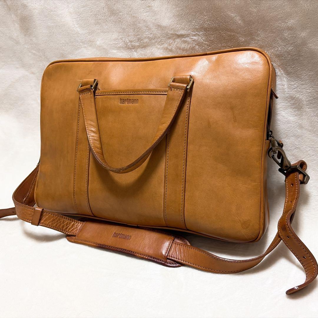 ハートマン 2way ビジネスバック ヌメ革 ベルティングレザー A4可
