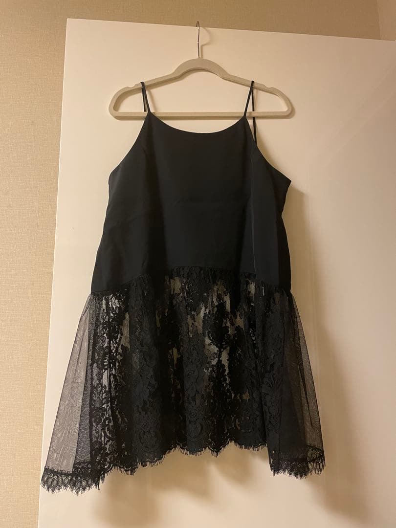 アパルトモンRETROVE ブラック レースキャミソール