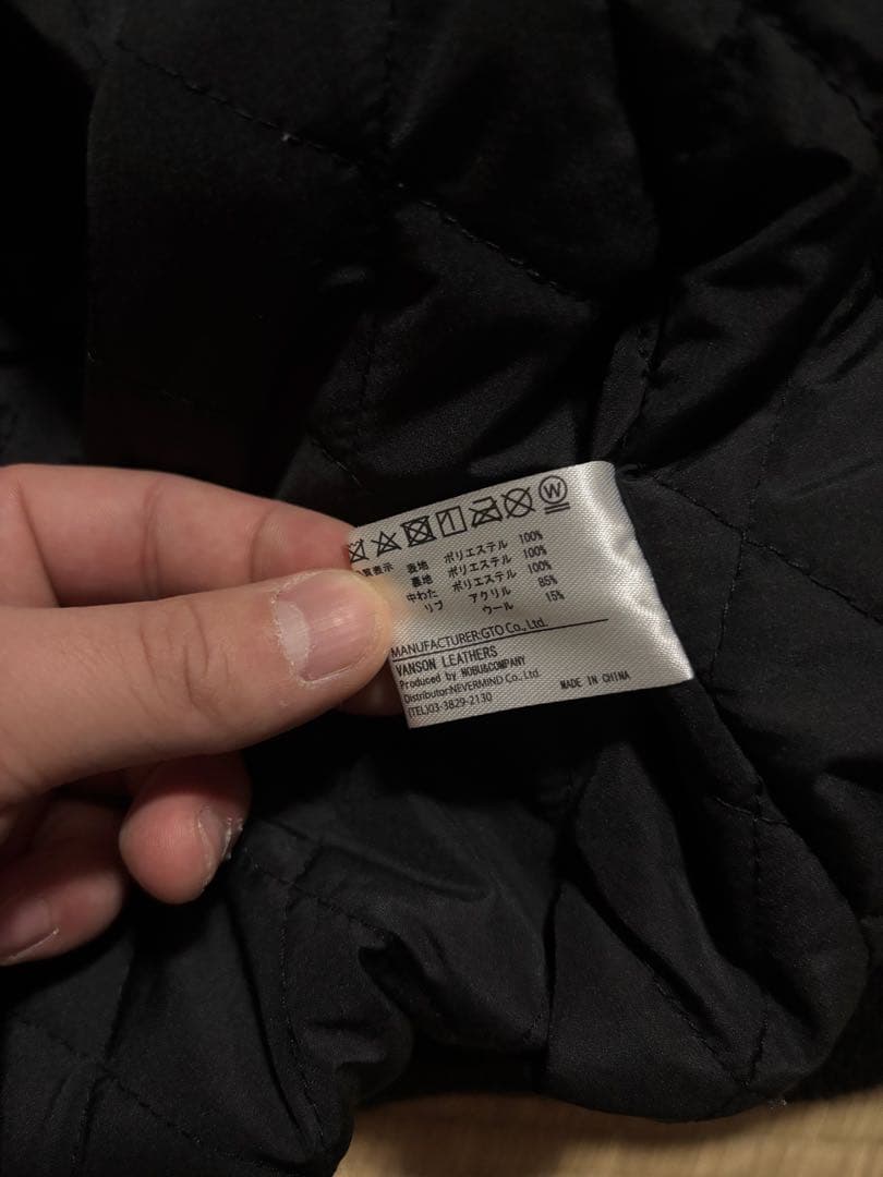 ジャケット・アウター vanson BOMBER JACKET