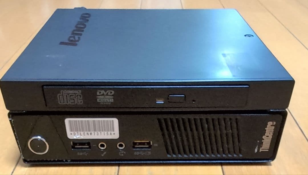 Lenovo ThinkCentre ミニPC DVDドライブ付き小型