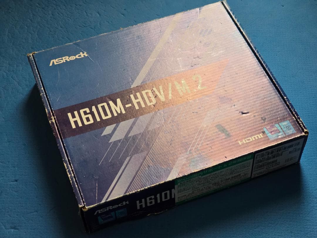 CPU(12400)+マザーボード(H610M-HDV/M.2)セット