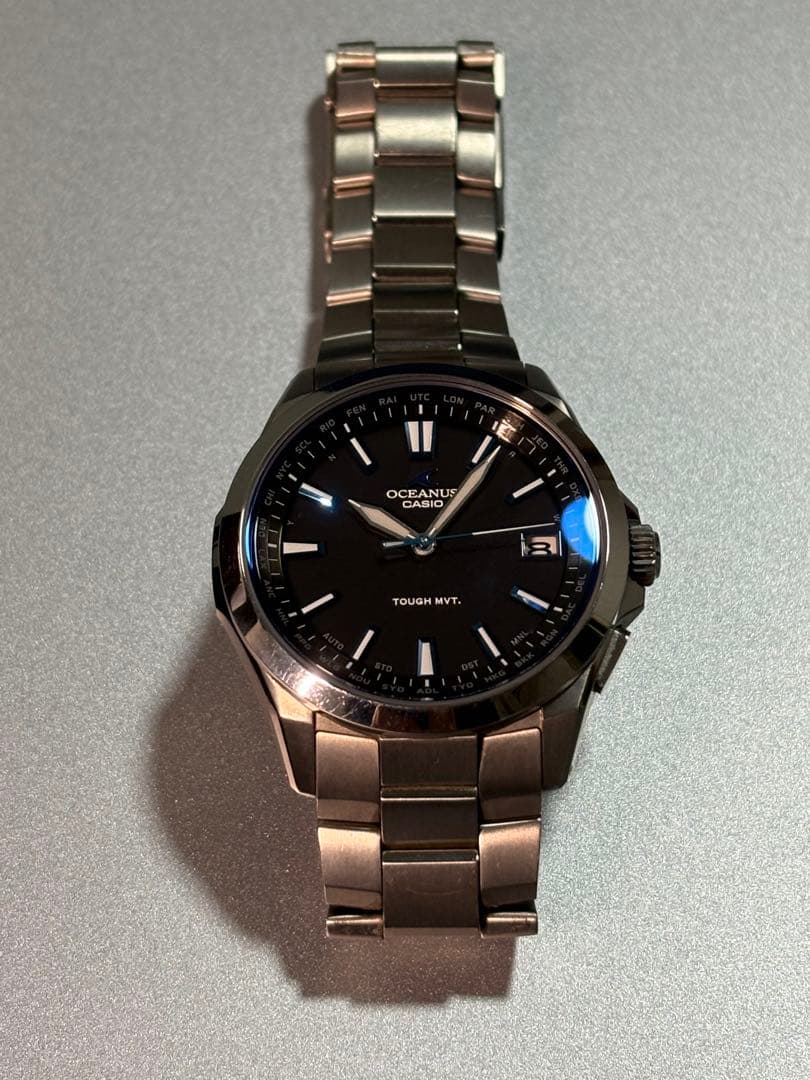 CASIO OCEANUS ブラック ステンレス