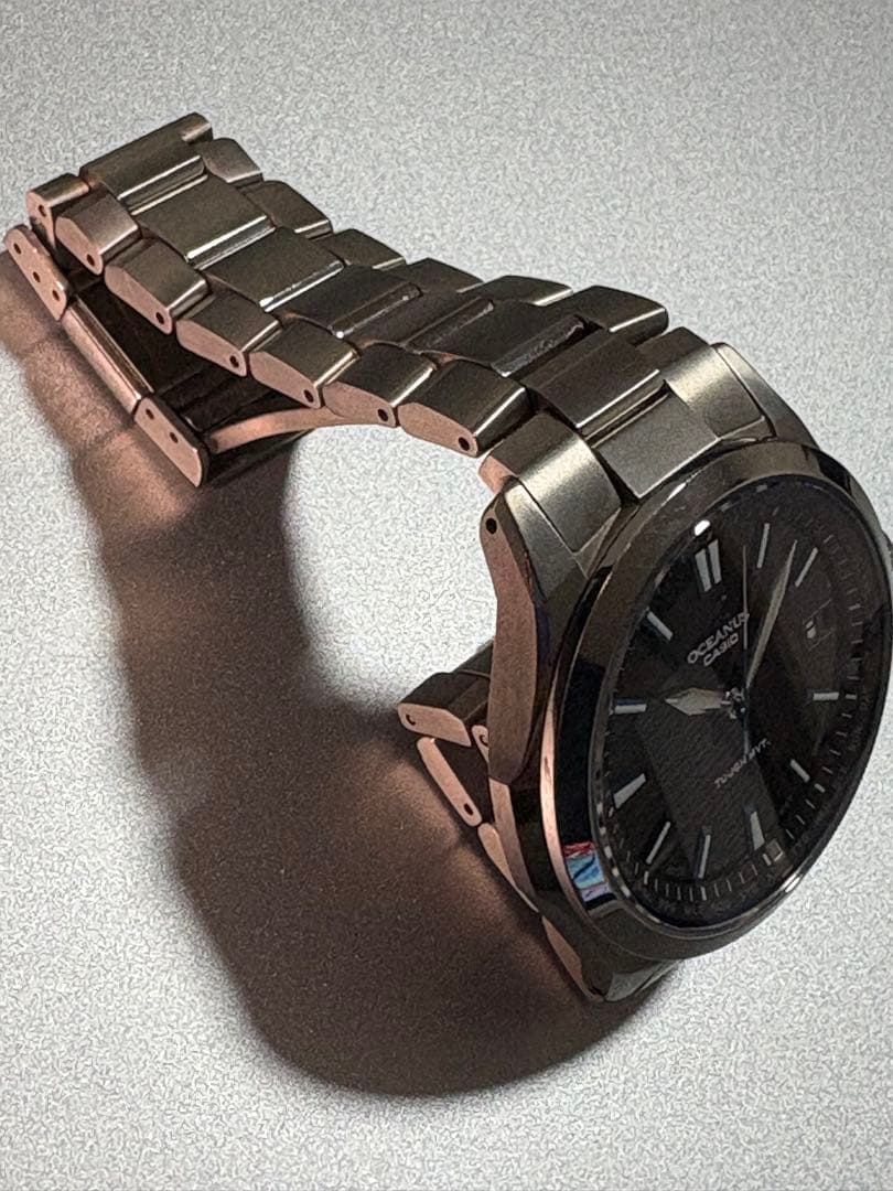 CASIO OCEANUS ブラック ステンレス