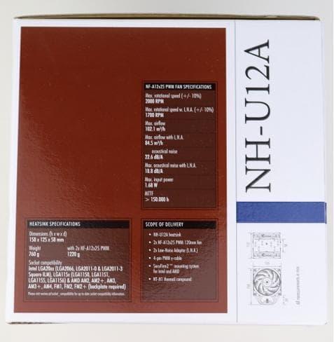 noctua ノクチュア NH-U12A CPUクーラー