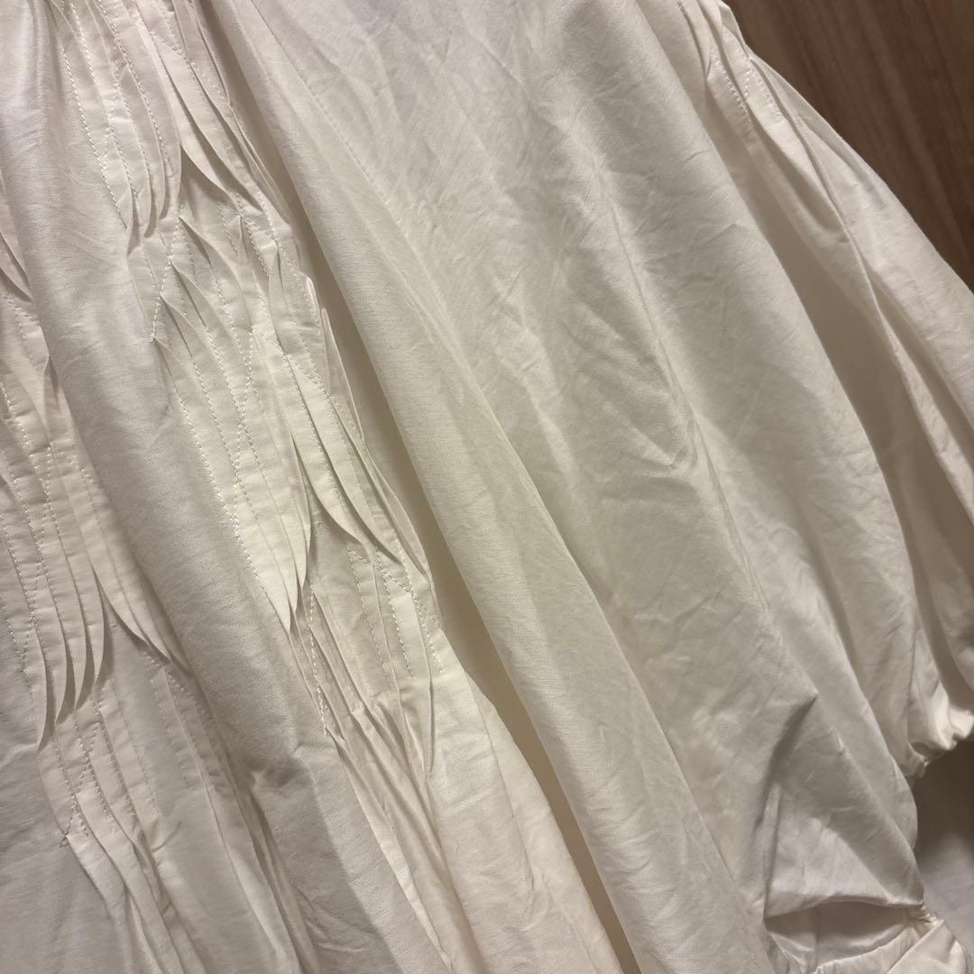 Drawer 22AW コットンシルクブラウス ホワイト eclat掲載