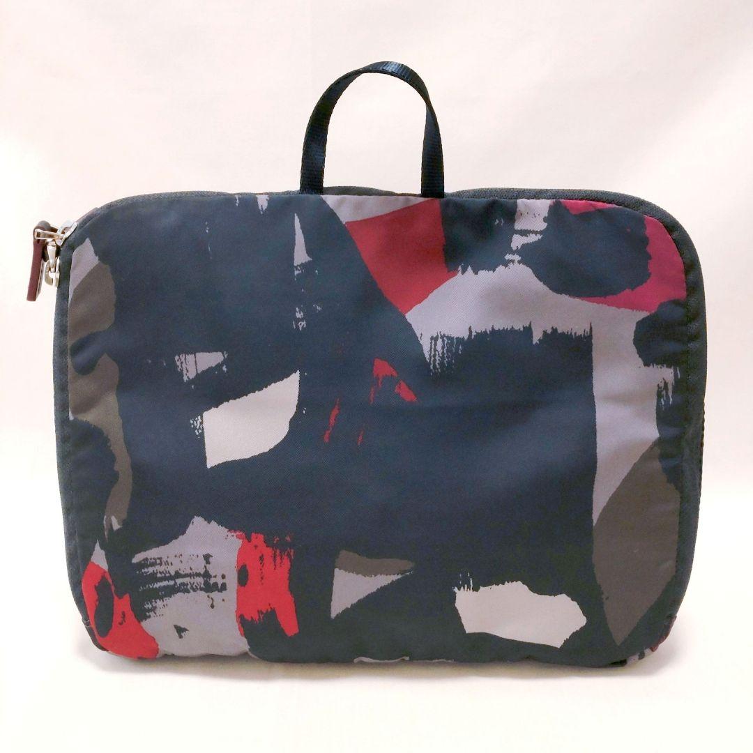 ゴ*君様 TUMI コンパクトリュック マルチカラー　ネイビー　収納　持ち運び