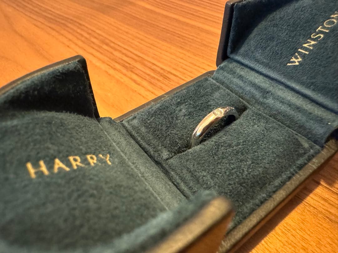 最終値下げ！！【ケース/証明書付き】HARRY WINSTONリング9号
