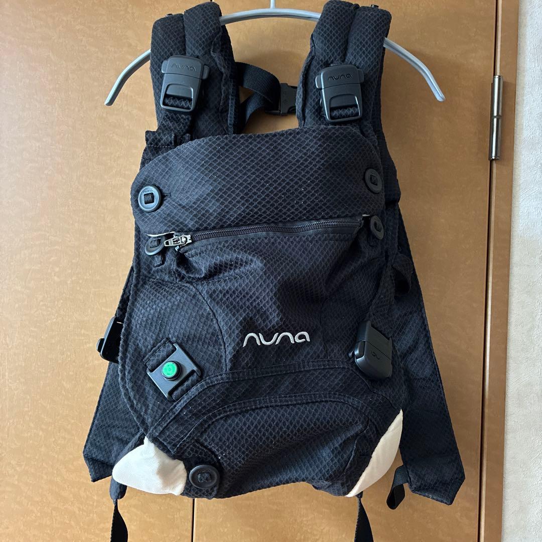 Nuna 抱っこ紐 黒 メッシュ　KATOJI カドルクリック