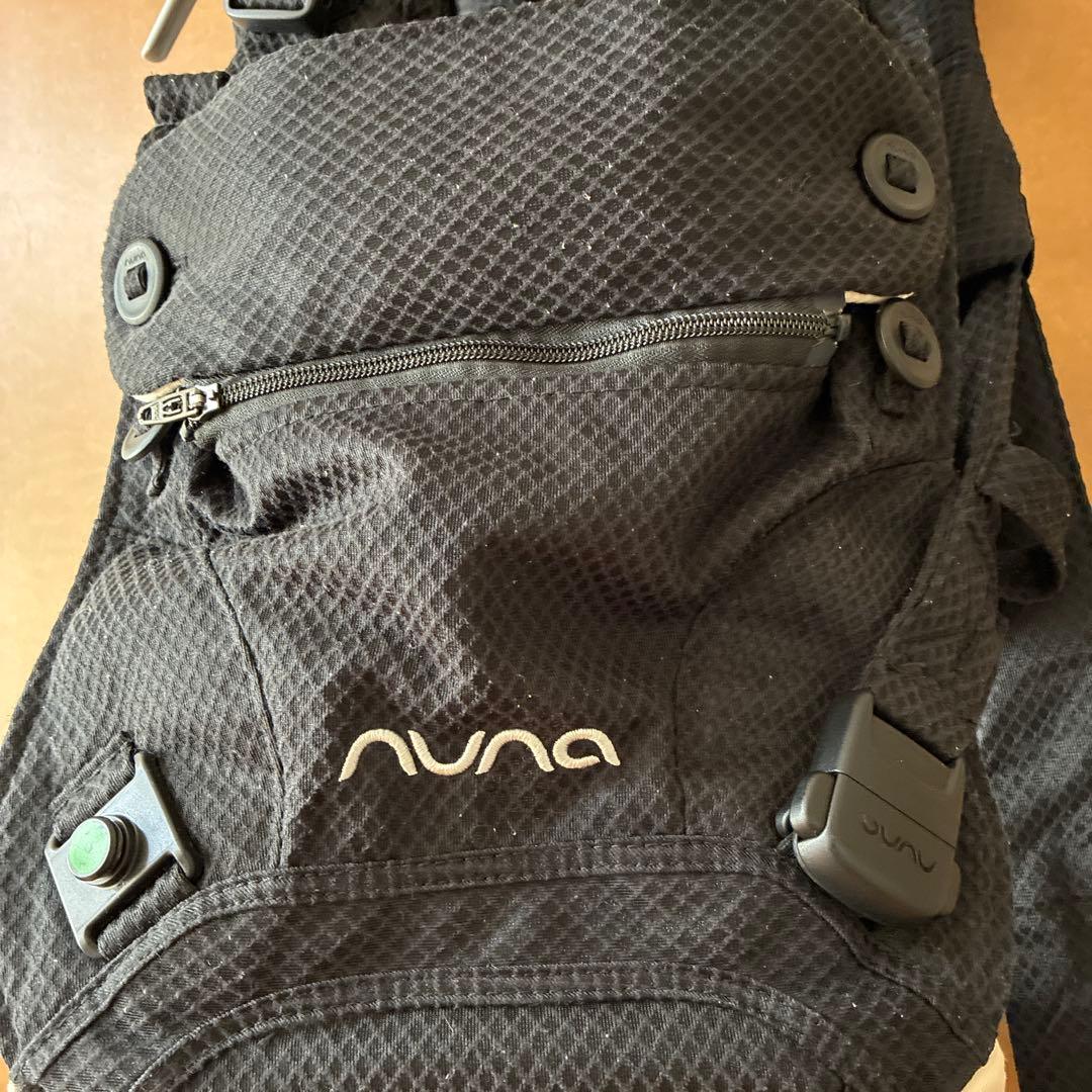 Nuna 抱っこ紐 黒 メッシュ　KATOJI カドルクリック
