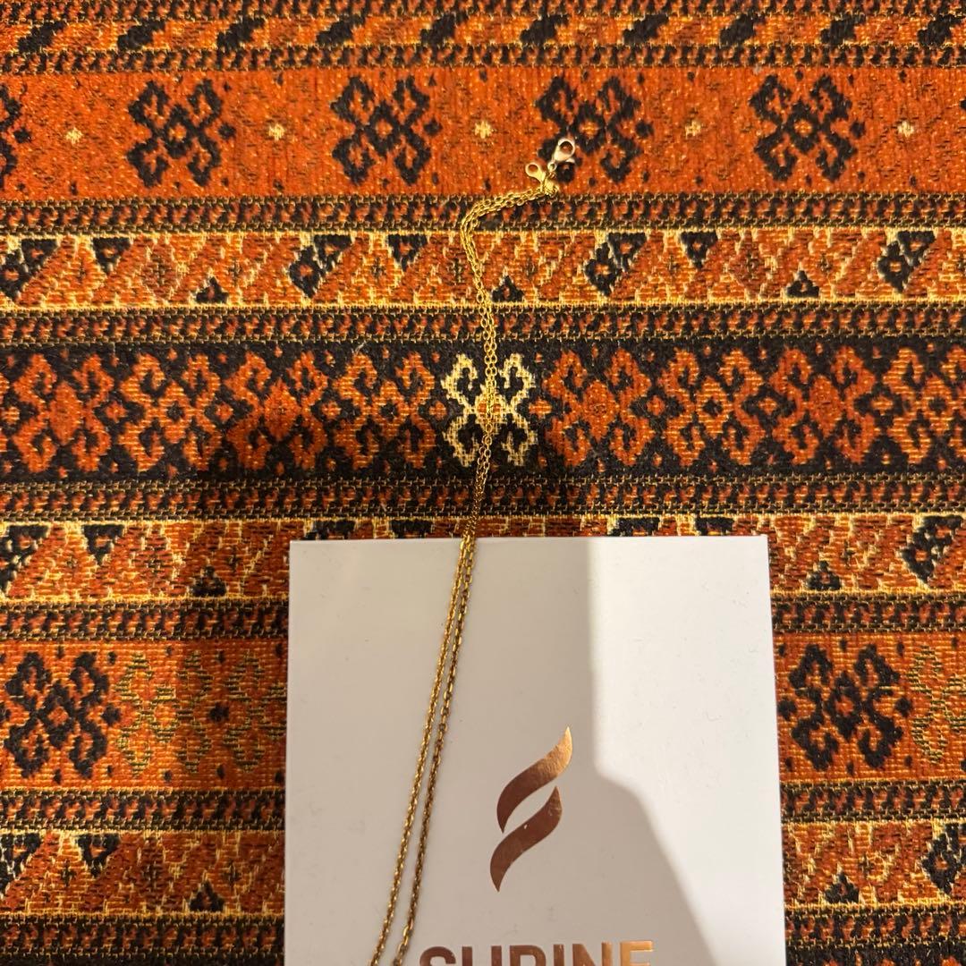 SHRINE クロスネックレス - CROSS NECKLACE - GOLD