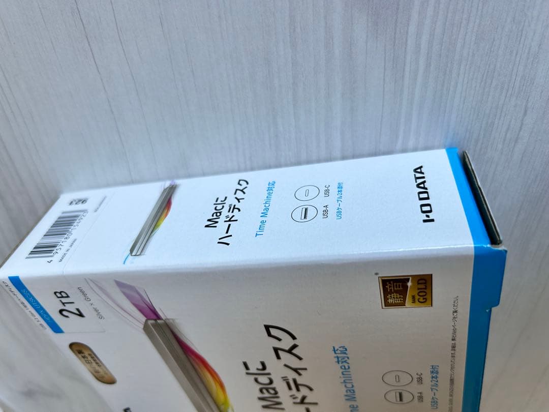I-O DATA 2TB ハードディスク Mac対応 カクうす