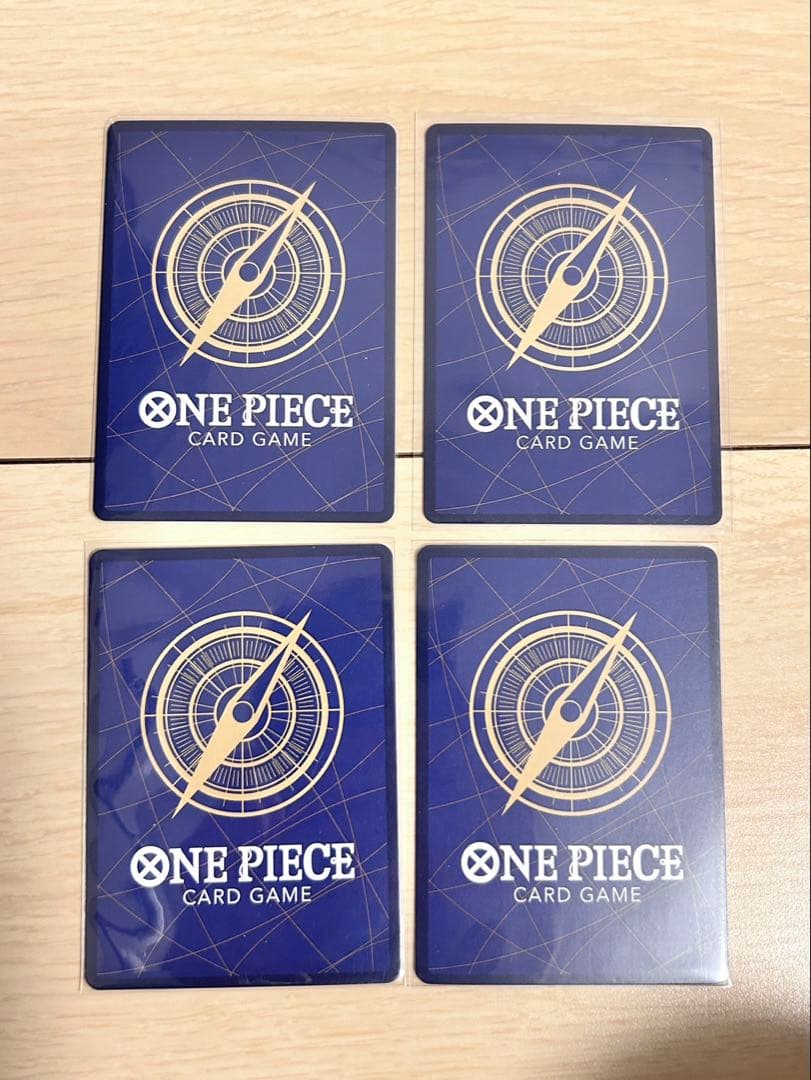 ワンピースカードゲーム ルフィ SR パラレル ST01-012 ４枚セット