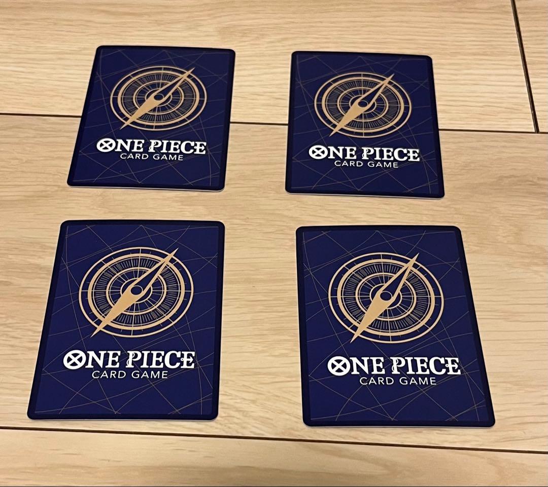 ワンピースカードゲーム ルフィ SR パラレル ST01-012 ４枚セット