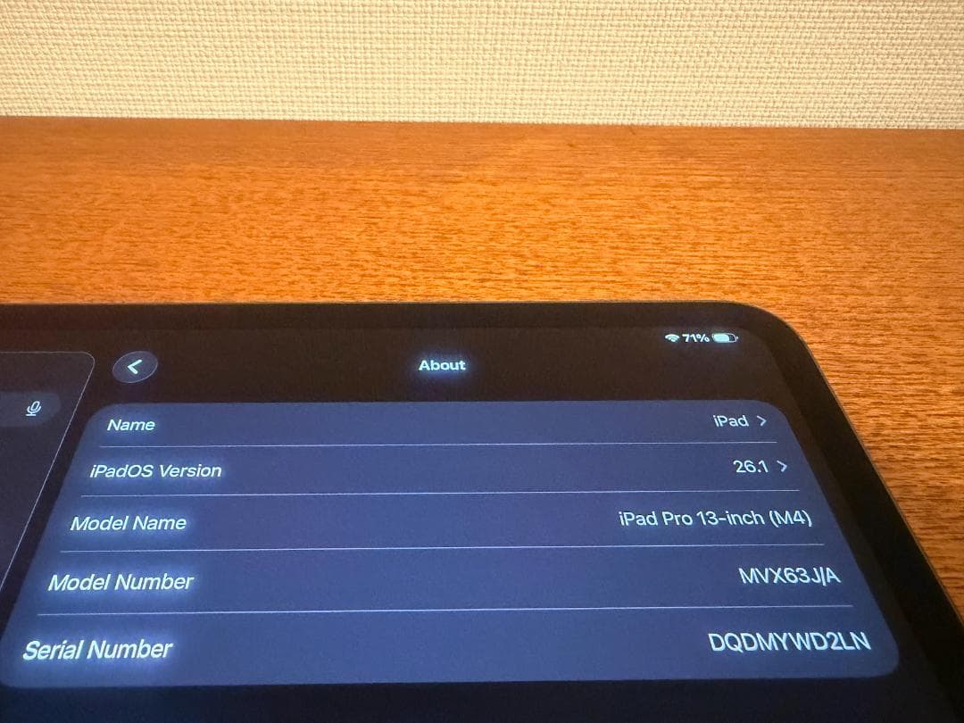 Apple iPad Pro 13インチ (M4) Wi-Fi 1TB