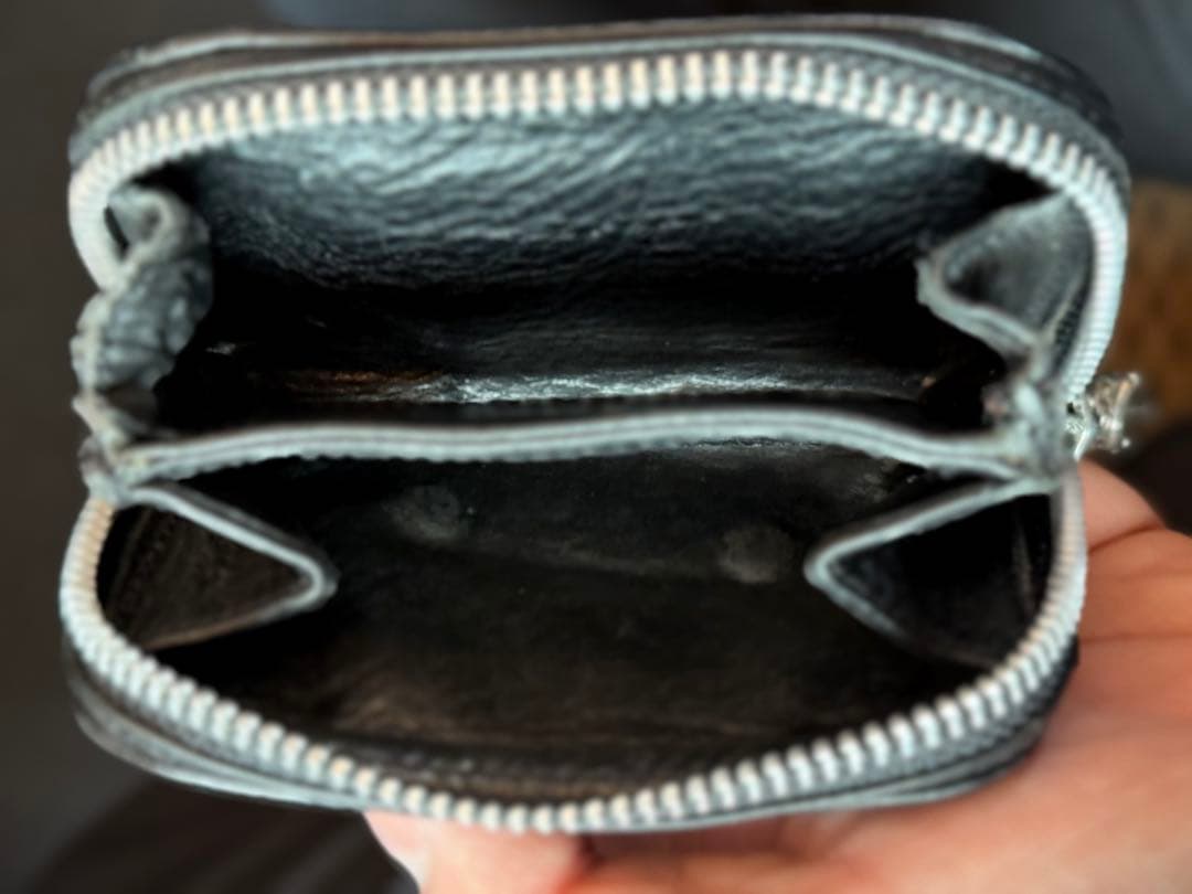 美品　Chrome Hearts 黒 レザー 小銭入れ　カード
