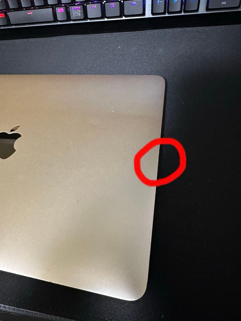 MacBook 2017 12インチ ゴールド　バッテリー正常