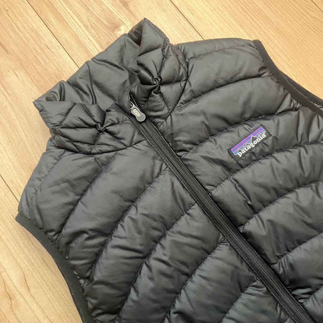 patagonia パタゴニア ダウンベスト ブラック 黒 レディース S