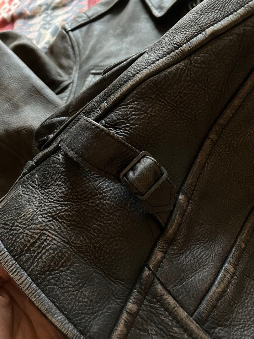 【傑作】RRL ダブルアールエル レザー ジャケット XSポロ ラルフローレン