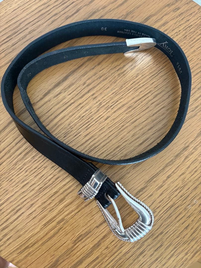 Tory leather ブラック ベルト 30 公式　購入写真あり！