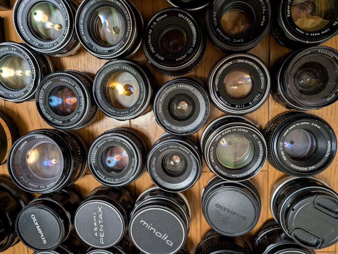 【ジャンク】オールドレンズ　PENTAX,Olympus,MINOLTA等