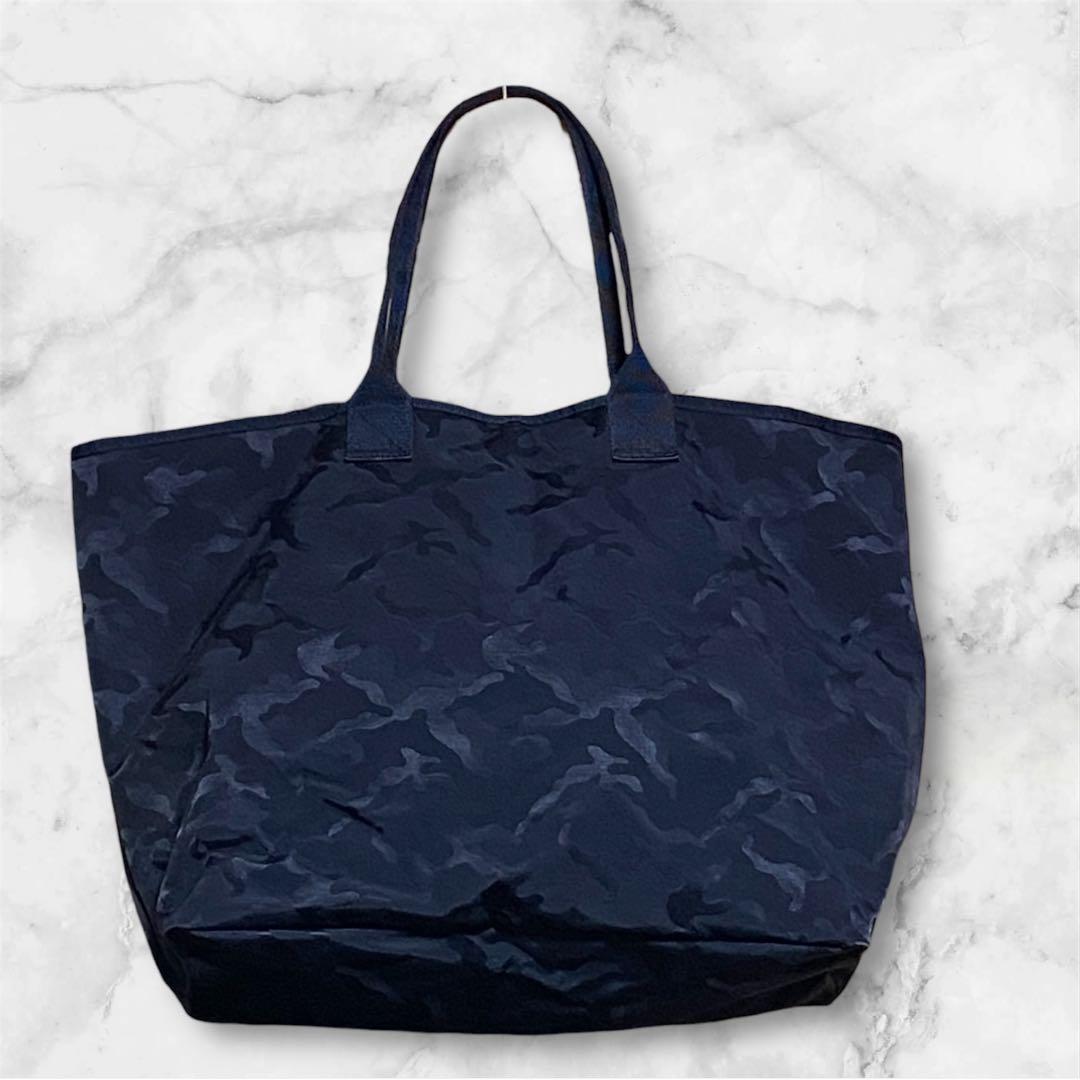 限定レア！PORTER ローワーケース　エディフィス　カモフラ　トート　ネイビー