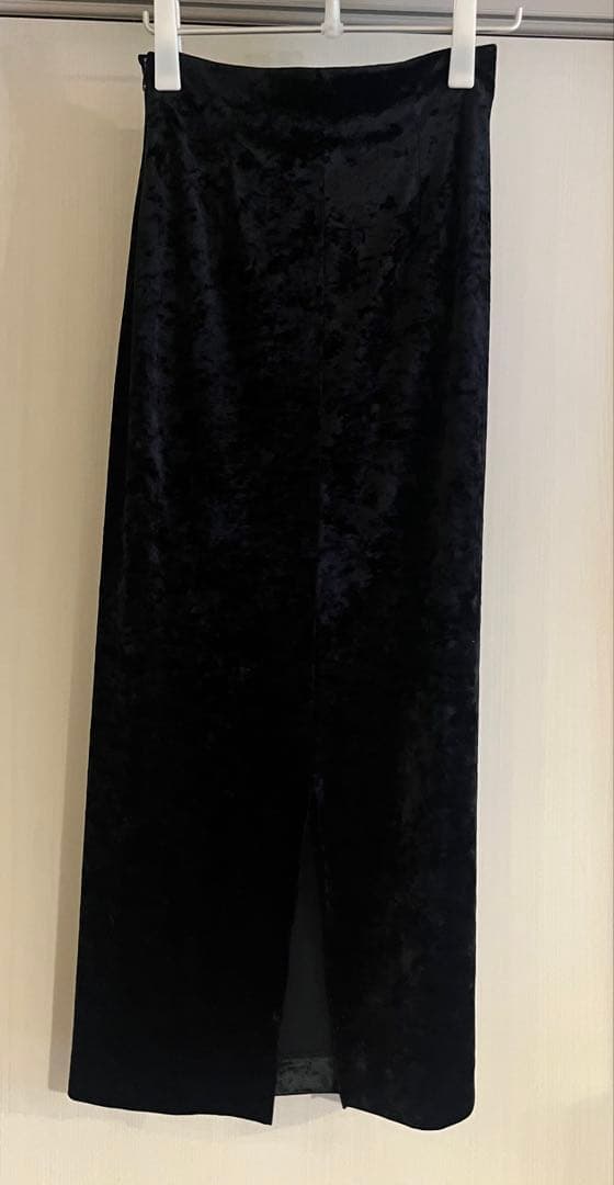 スカート yo BIOTOP Velor long tight skirt