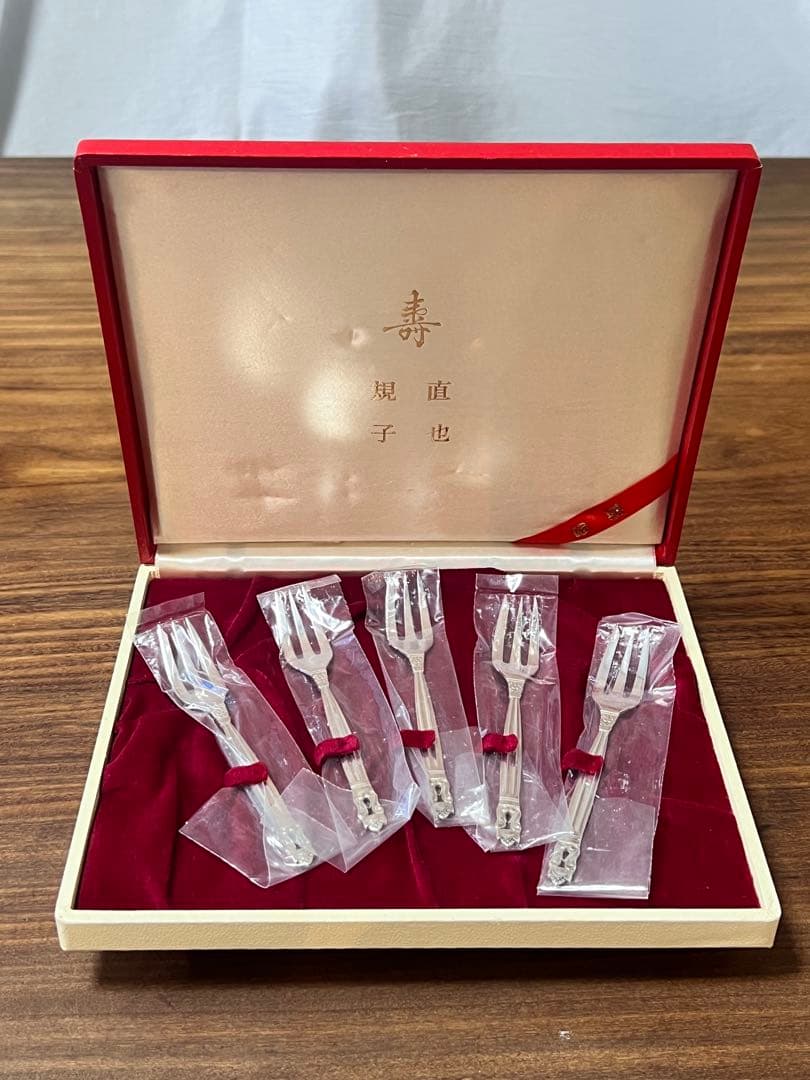銀製フォーク 5本セット