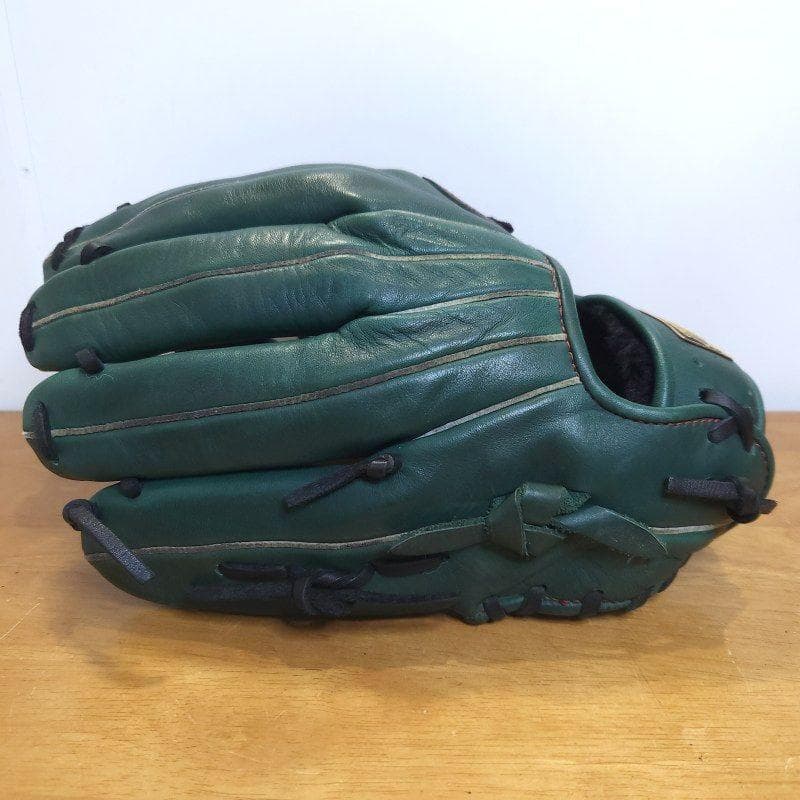 ZETT ソフトステア シリコンラベル レアカラー ダークグリーン 軟式グローブ