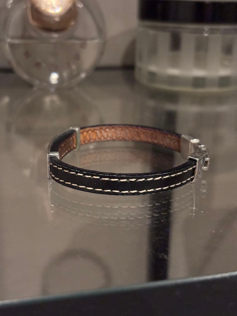 M*a様 GUCCI レザーブレスレット