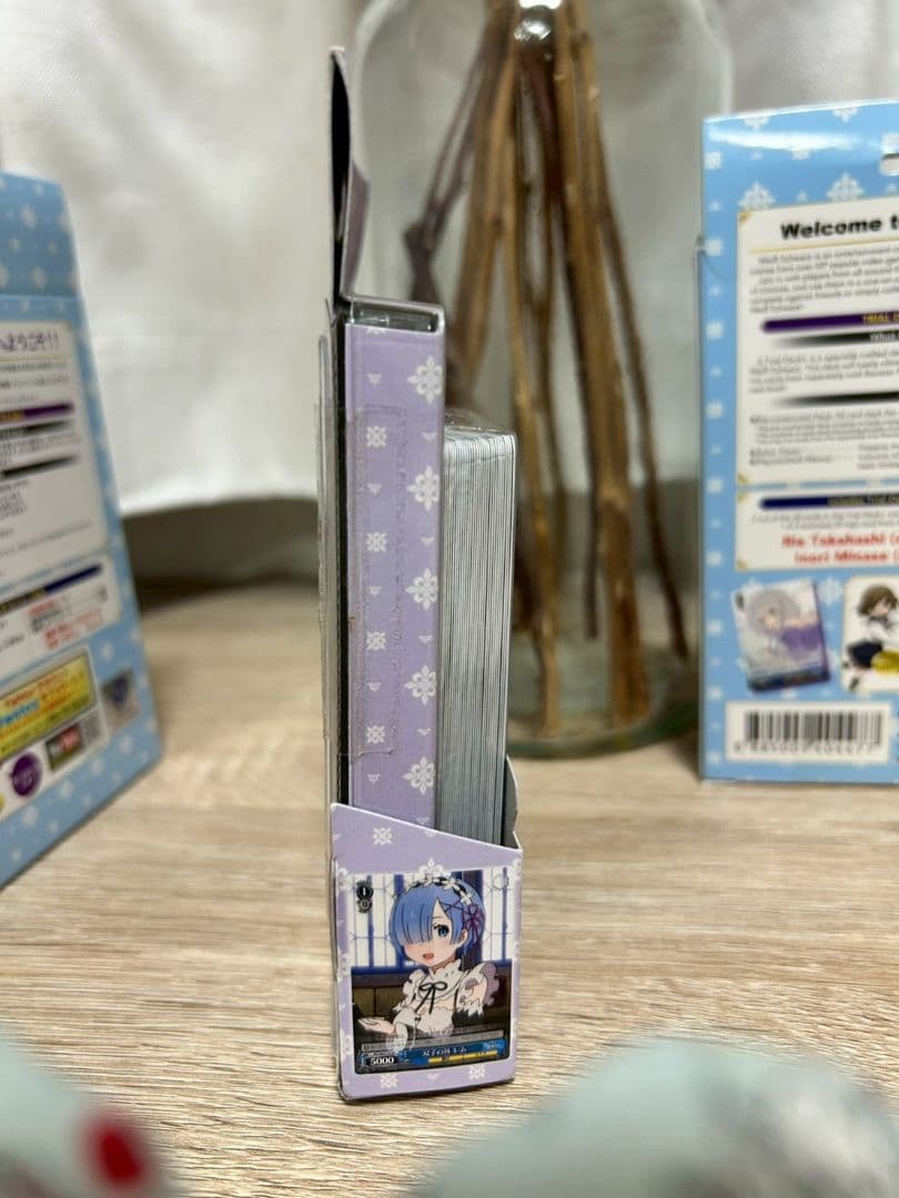 未開封 ヴァイスシュヴァルツ　リゼロ　トライアルデッキ 英語版開封 レム