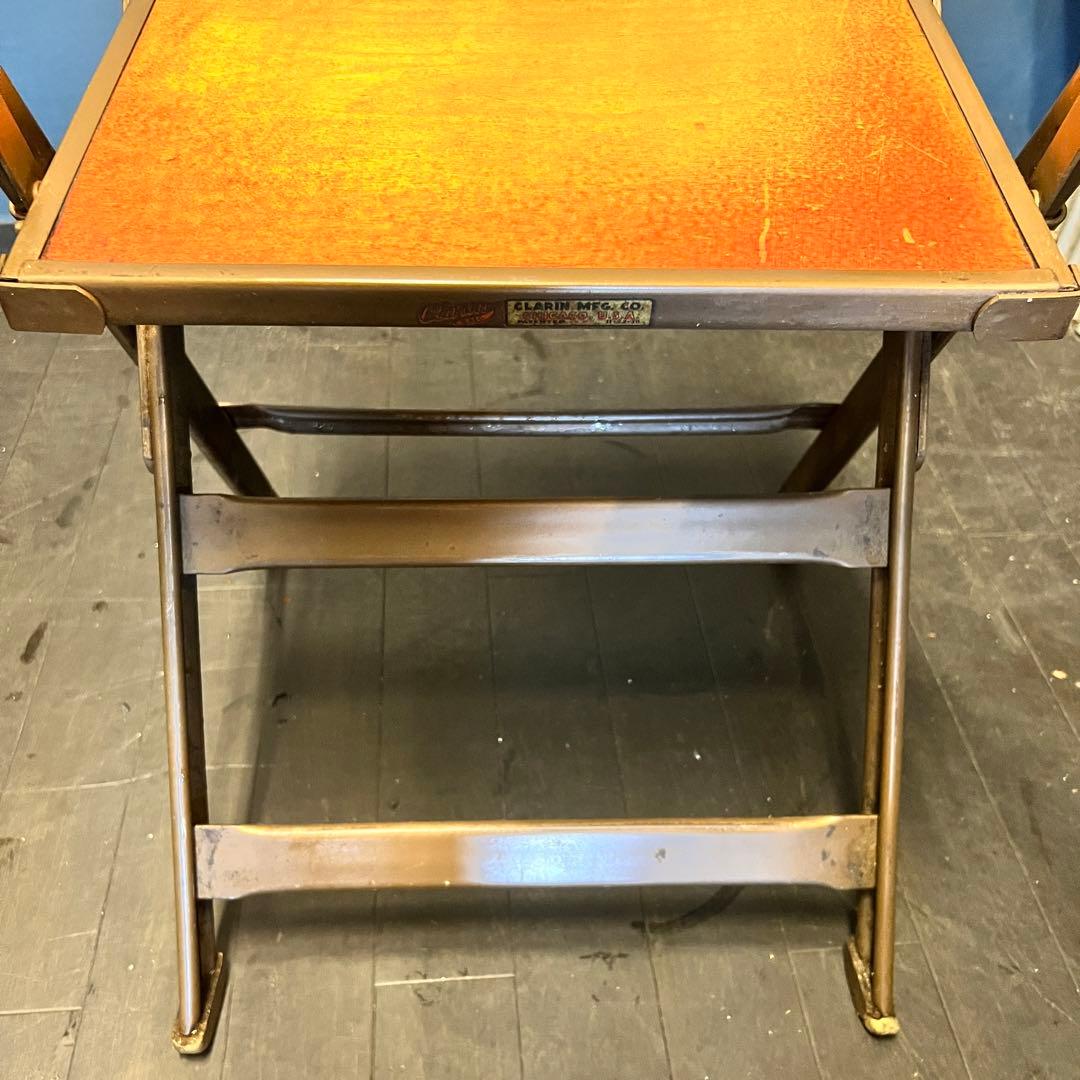 12/16迄送料込CLARIN クラリン ヴィンテージ フォールディングチェア1