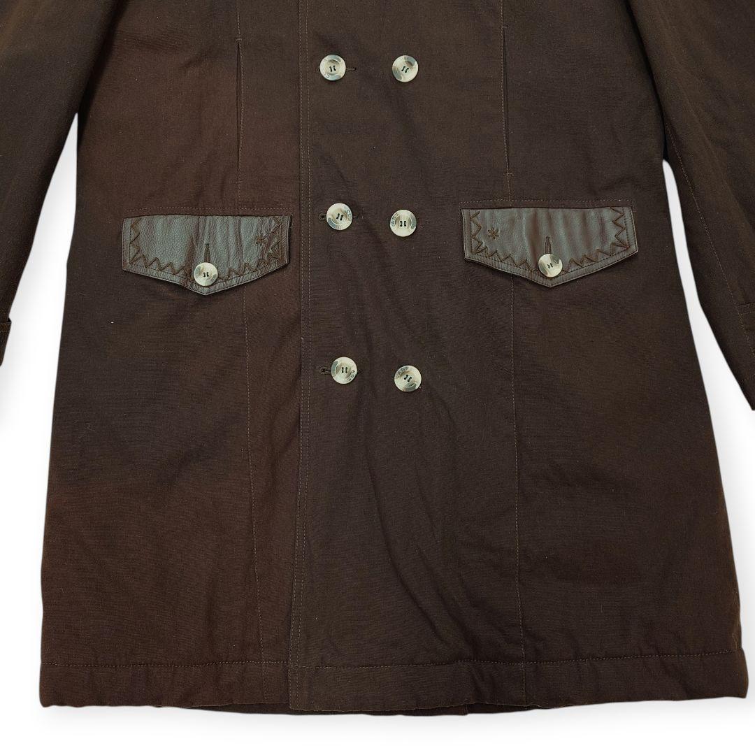 00s【Archive】クラス ロベルトカヴァリ 2way ロングコート XL