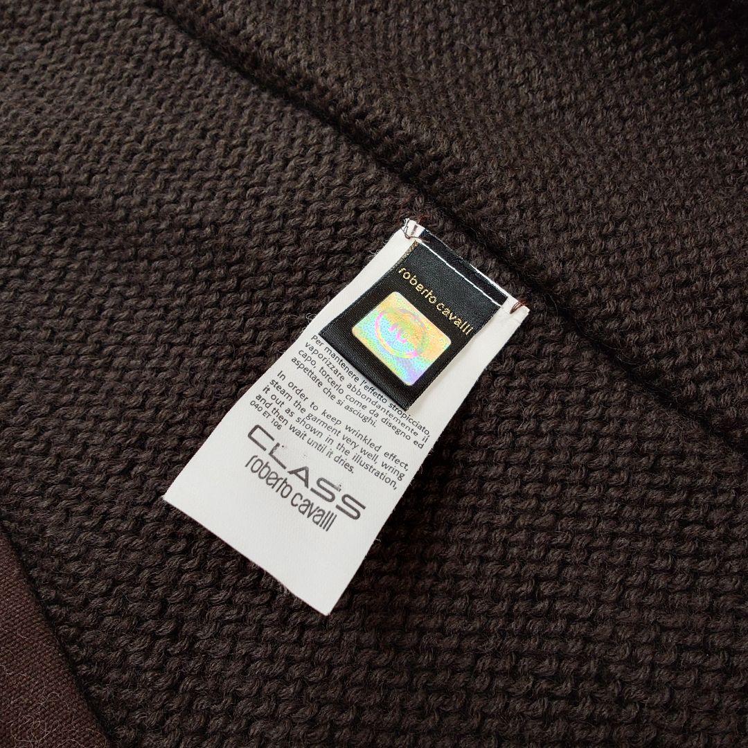 00s【Archive】クラス ロベルトカヴァリ 2way ロングコート XL