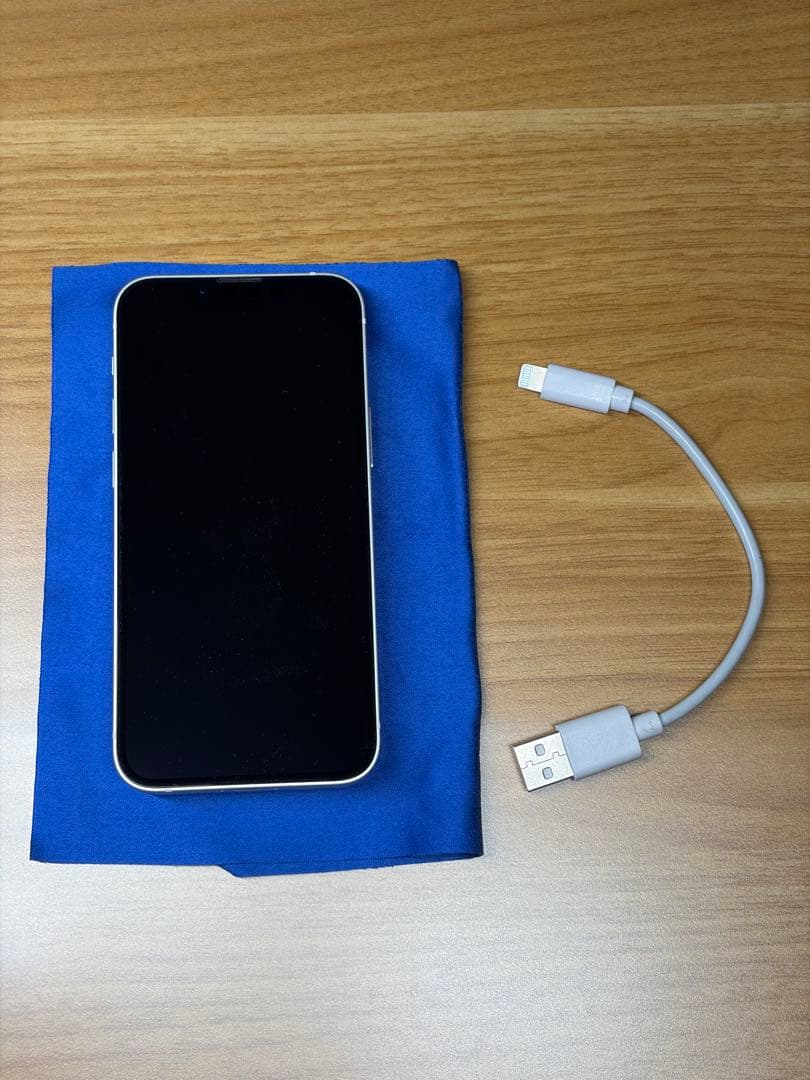 iPhone 13 mini 512GB 純正レザーケース付属