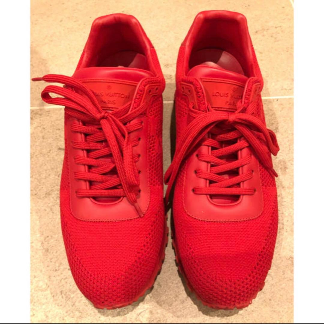 s*9様 ＊美品LOUIS VUITTON メンズスニーカー赤＊