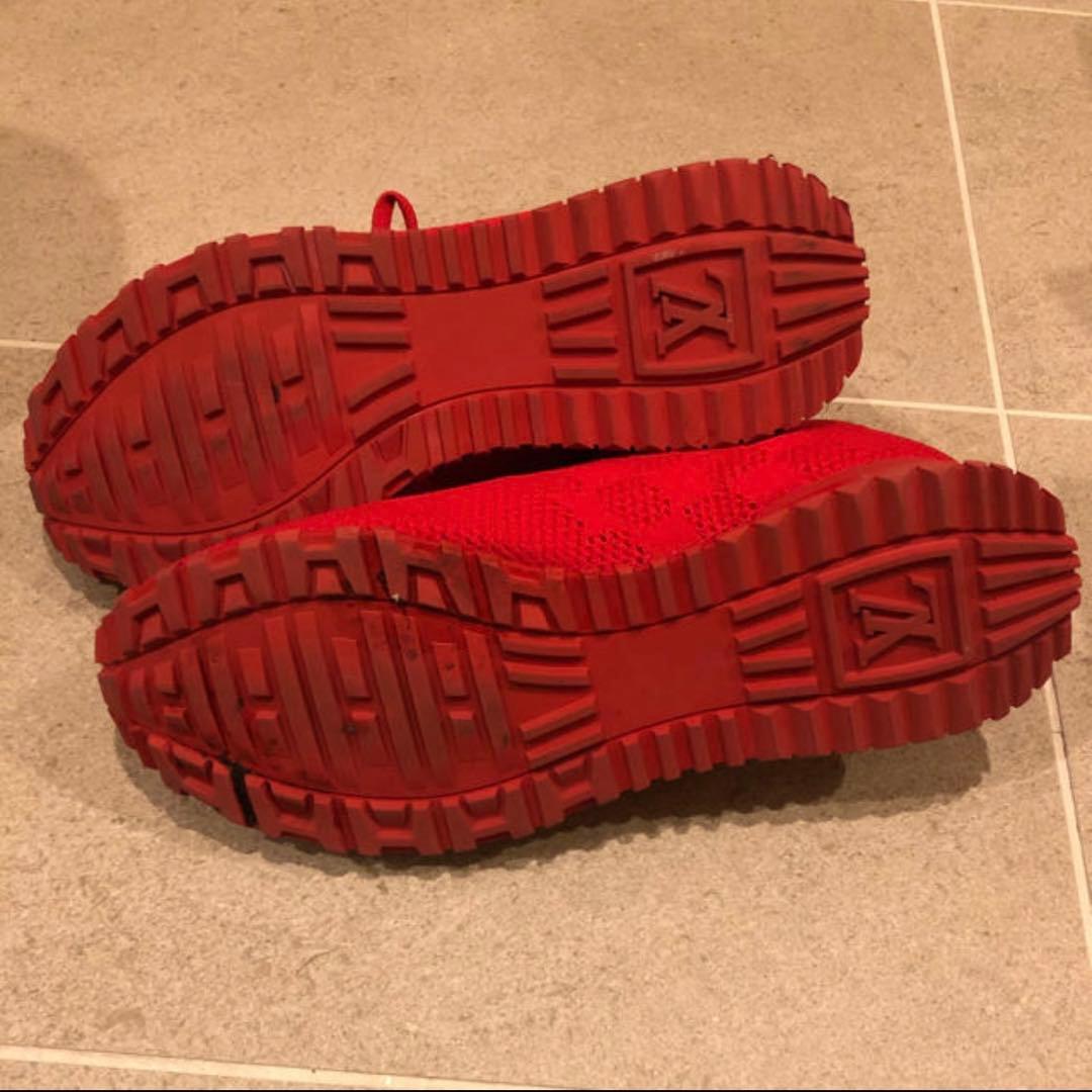 s*9様 ＊美品LOUIS VUITTON メンズスニーカー赤＊