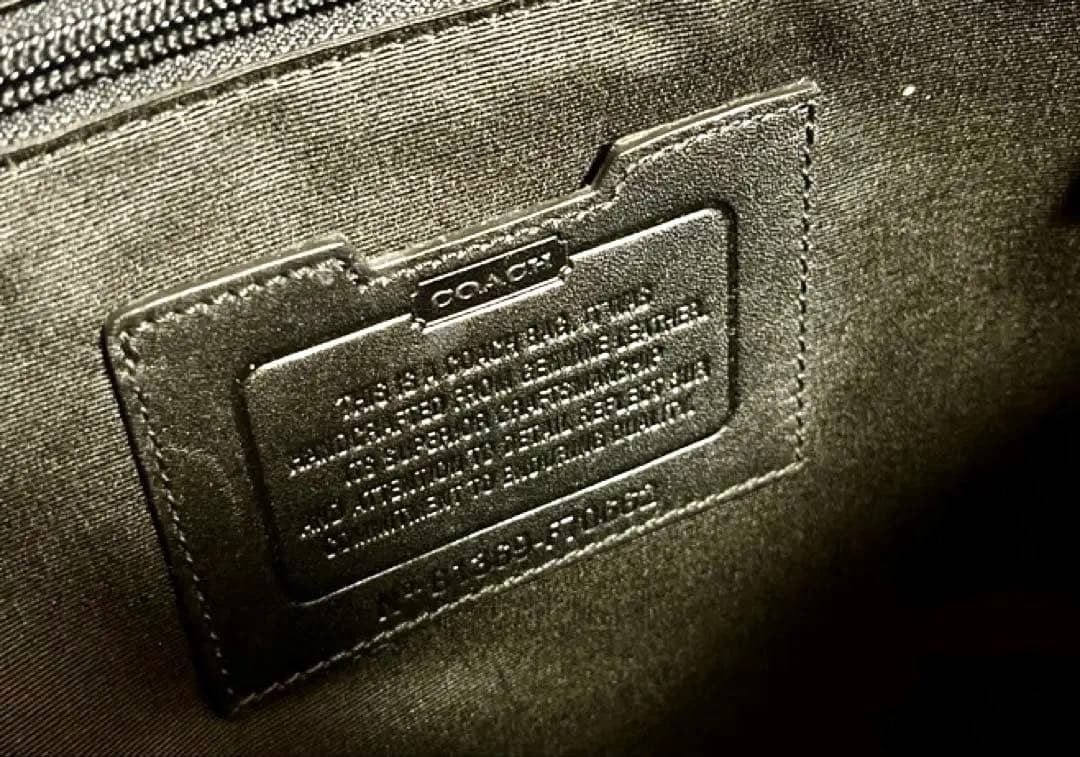 【限定お値下げ中⭐️美品】coach 黒 レザー 2WAY ビジネスバッグ