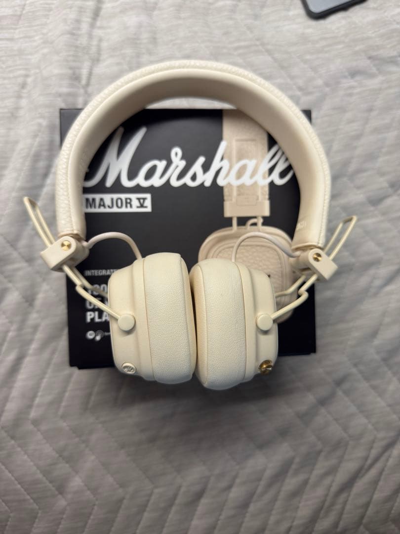 Marshall Major V ワイヤレスヘッドホン ホワイト