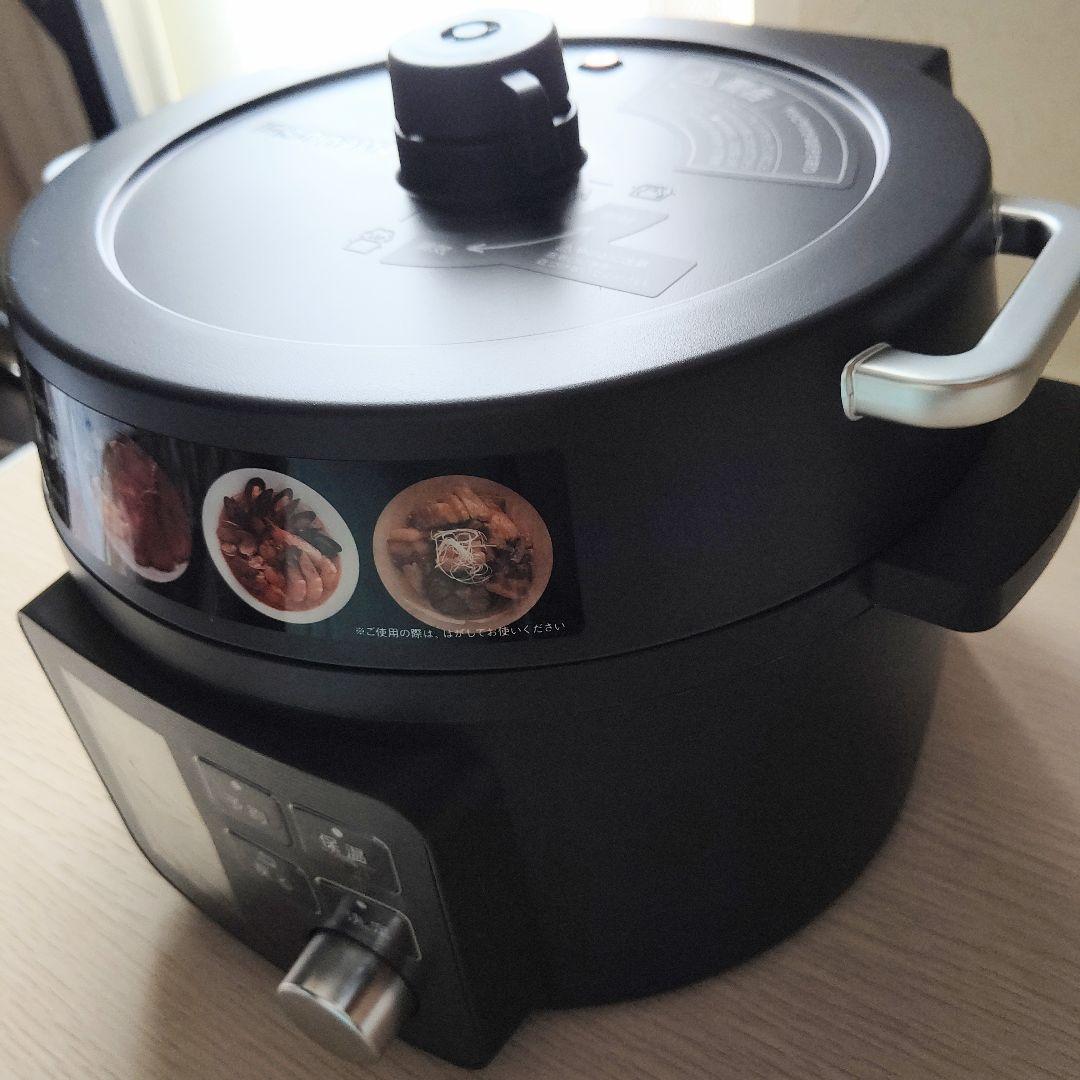 【未使用】IRIS OHYAMA 電気圧力鍋　KPC-MA2 ブラック