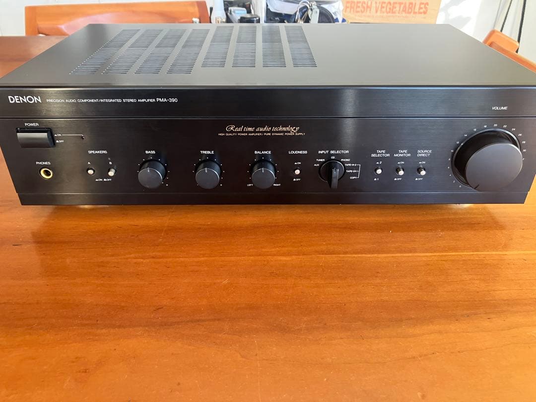 【稼働品】　名機　DENON PMA-390 初代　プリメインアンプ