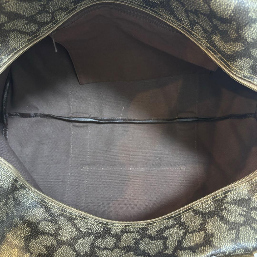 【希少✨】美品　イヴサンローラン ボストンバッグ　PVC 大容量